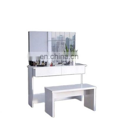 Dressing Table with LED dressing table with mirror and stool