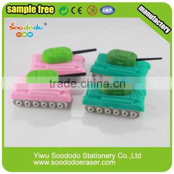 tank shaped cool erasers fancy store item suppliers