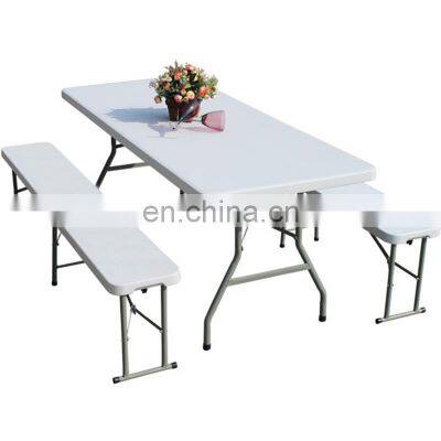 high quality rectangular multifunctional outdoor camping folding dining table suitcase 72inch folding table