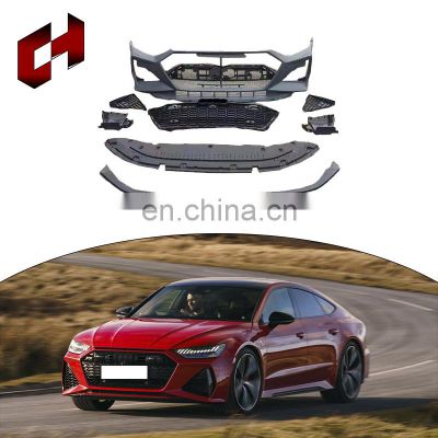CH High Quality Side Skirt Carbon Fiber Refitting Parts Headlight Bumper Body Kit For Audi A7 2019-2021 To Rs7