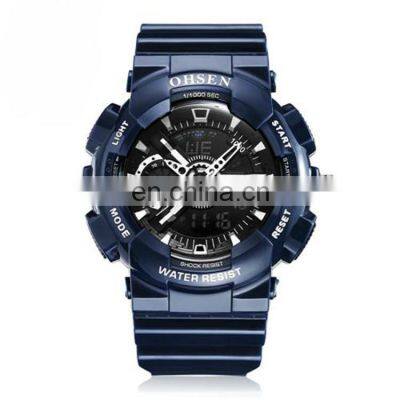 OHSEN AD1803 Fashion Quartz Digital Sport Watch Colorful Silicone Strap Watches For Men  Hot Sale