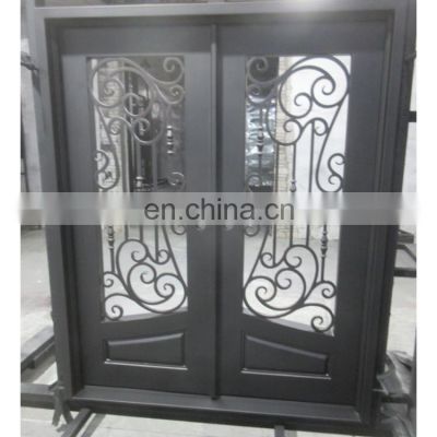 Security screen doors for french luxury exterior modern commercial security cast iron front double doors