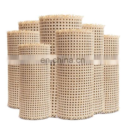 Fast Delivery Handmade Non-toxic Rattan Mesh Roll Webbing Cane Ratan Natural for Rattan Wardrobe