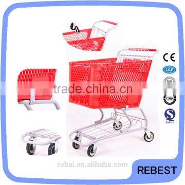 Humanized shopping trolley smart cart