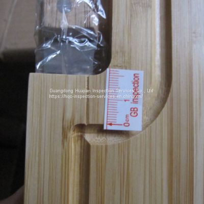 Bamboo cutting board Products- Third Party Inspection 100% Quality Control