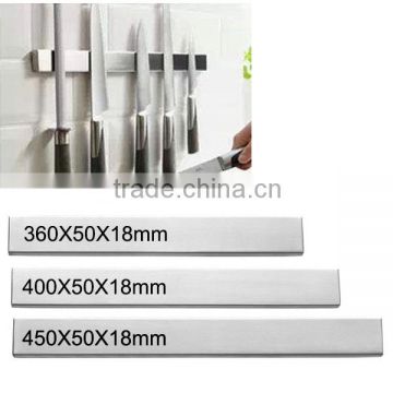 Completely stainless steel Magnetic Knife Rack 12 inch 15inch 16inch 18inch Inches Magnetic Knife Rack
