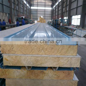 Metal Panel Material and rock wool sandwich panel for prefab poultry house