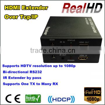 2016 Highest Quality 120m HDMI Extender by cat5e/6 with Remoter
