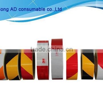 Good quality double color 3100 safty reflective tape color reflection film reflective pvc film Guangzhou