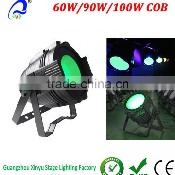 Stage LED COB Par Can Light LED Studio Par COB 60W/90W/100W super bright led par light
