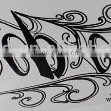 2014 HOT word tattoo sticker for body decoration