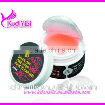 2016 hottest cover pink soak off uv gel free samples KDS brand