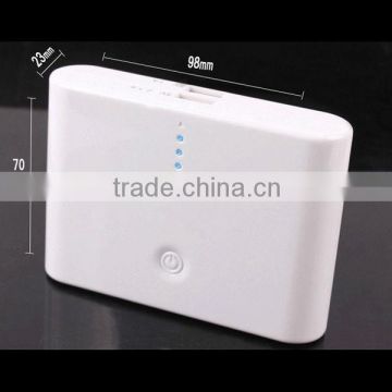 Portable universal power bank for Mobile Phone charger; i Phone/i Pad/Camera power bank with FREE OEM Logo