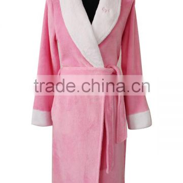 The hot products wholesale cheap ladies pink bathrobe