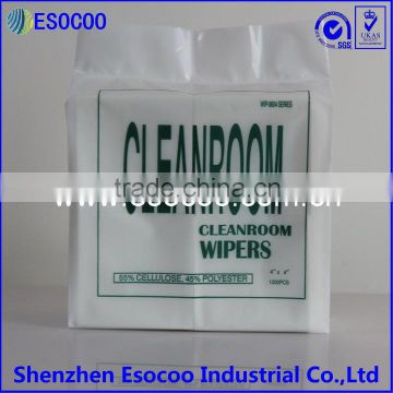 High absorbency cleanroom wiper paper for industrial line