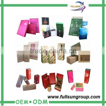 2015 customized four color printed paper packge box