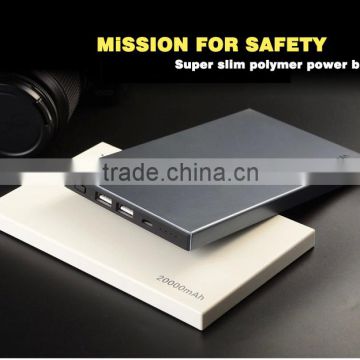 New products 2016 power bank 20000mah power bank for smartphone