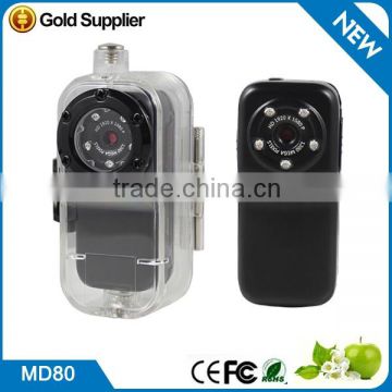 HD 1080P high resolution mini camera With PC camera functiom MD80 MINI DV DVR Video Camera Microsd, supports upto 4GB Webcam