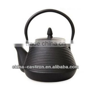 black cast iron tea pots