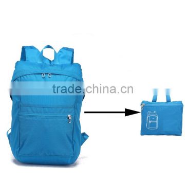 2016 Make In China Hiking Cycling Travel Waterproof Folding Backpack