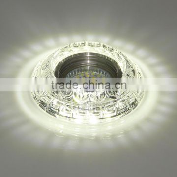 modern ceiling light round crystal shade downlight pressed led lamps MR16 GU10 GU5.3