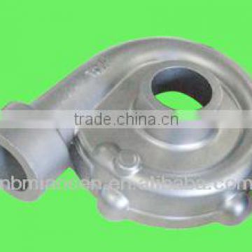 stainless steel water pump shell for casting