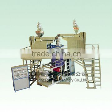 Three-Layer Co-extrusion Down-ward water-cooled Plastic PP Film Extruder