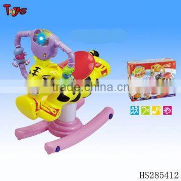 Wholesales cartoon animal children\s swing car toy