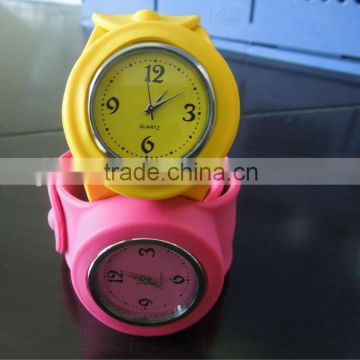 Promotional gift silicone slap watch
