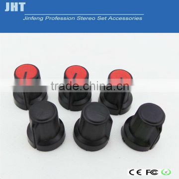 Black Volume knob,plastic knob,two colours knobs