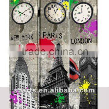 high definition clock canvas screen