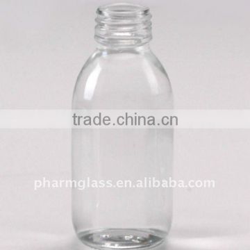 125ml flint glass bottle