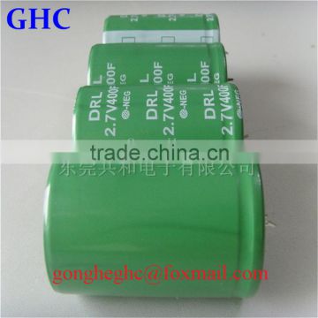 green of EDLC 400f 2.7v ultra capcitors