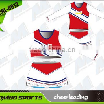 Hot latest design wholesale sublimated Cheerleader Uniform