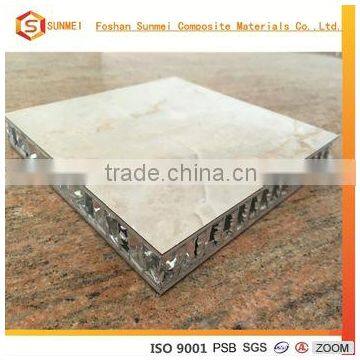 Laminated aluminium honeycomb board