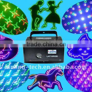 RGB ILDA animation mixed Twinkling DMX DJ stage light