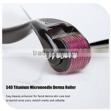 0.5-3.0mm 540 Titanium Microneedle Derma Roller Dermaroller Micro Needle  Skin