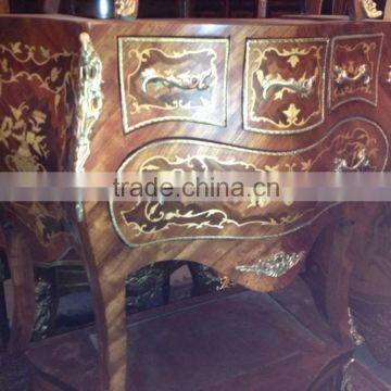 Antique veneer commode