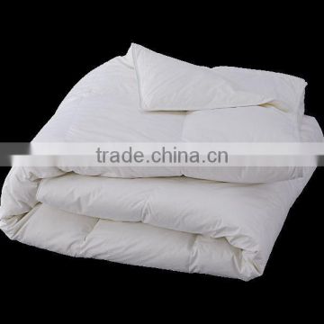 wholesale luxury cooling thick white plain goose down quilt china