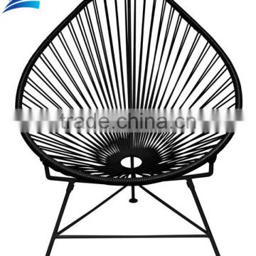 Outdoor synthetic rattan peacock chair furniture