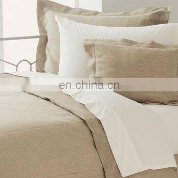 100% pure linen bedding sets in white & natural color