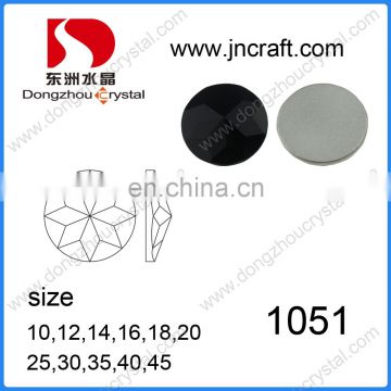 DZ-1051 decorative flat back crystal stones for jewelry pendant