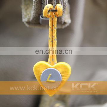silicone zipper pull soft pvc zipper puller,rubber zipper slider for handbag/clothing/shoes