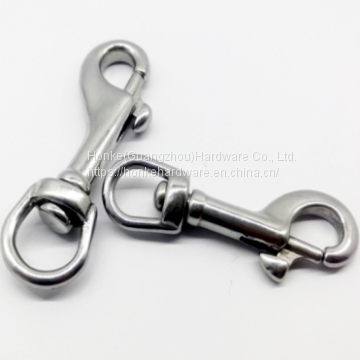 Hooks Hardware For Sail Boats & Yachts Stainless Steel Swivel Lifting Eye Bolt Snap HKS225 Nickel White Color