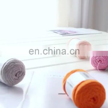 Yarncrafts Fancy soft fluffy multi acrylic cotton crochet hand knitting blended yarn