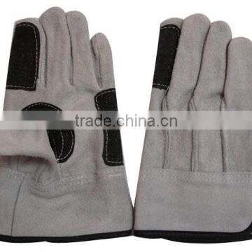 short leather glove