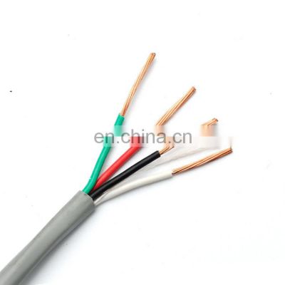 AWG copper round 2/4/6/8 cores conductor PVC insulation colored white transparent Speaker Cable wire