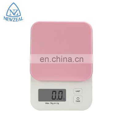 Manufacturer Rectangle 5000G Electric Kitchen Weight ABS Digital Kitchen Scale