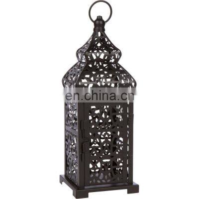 Moroccan Style Metal Hanging Lantern Birdcag  Candle Holders For Home