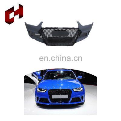 CH Newest Oem Parts Rear Bumpers Spoiler Wheel Eyebrow Brake Reverse Light Car Conversion Kit For Audi A4 2013-2016 To Rs4
